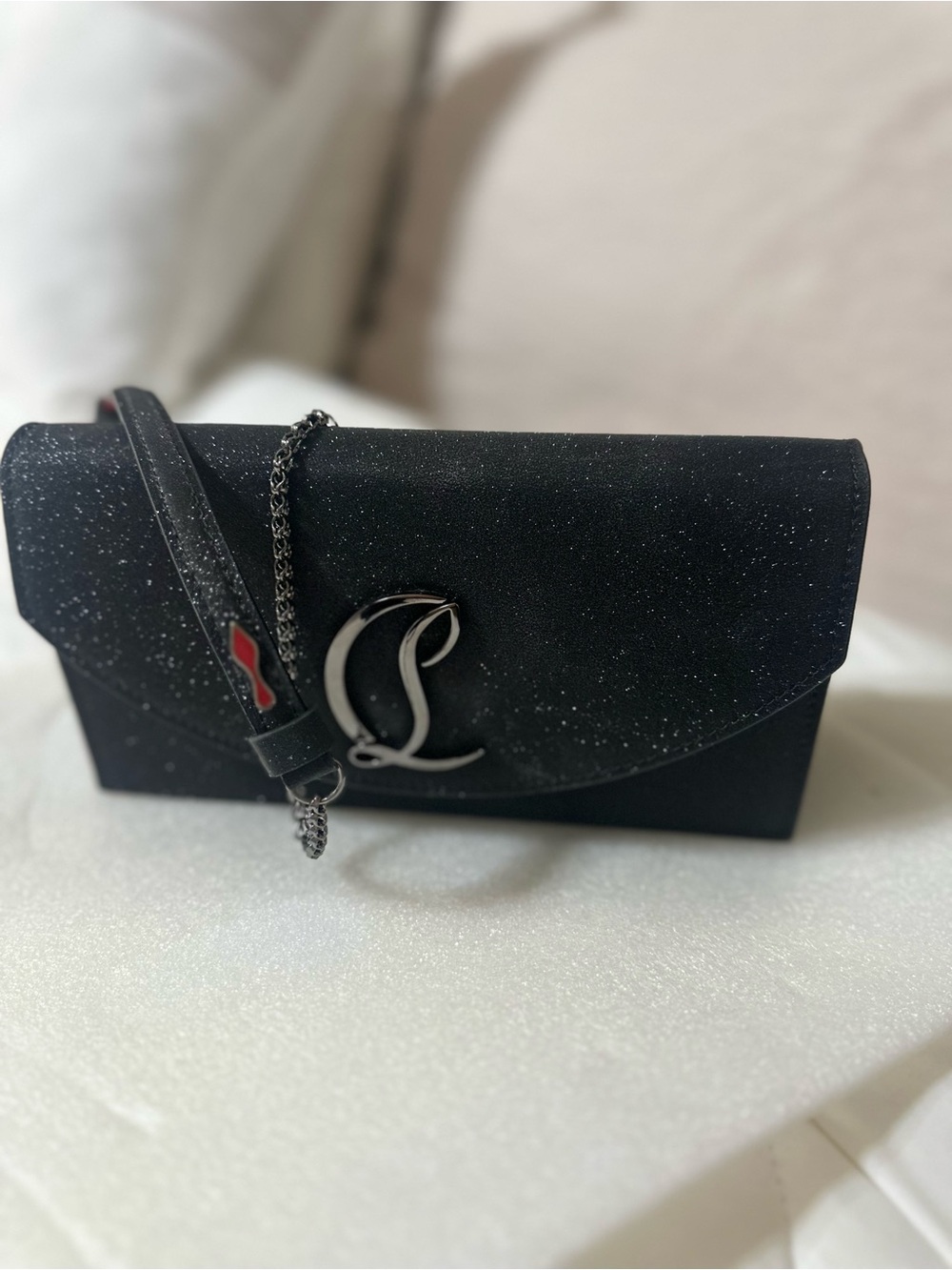Christian Louboutin Women's Loubi54 Leather Clutch